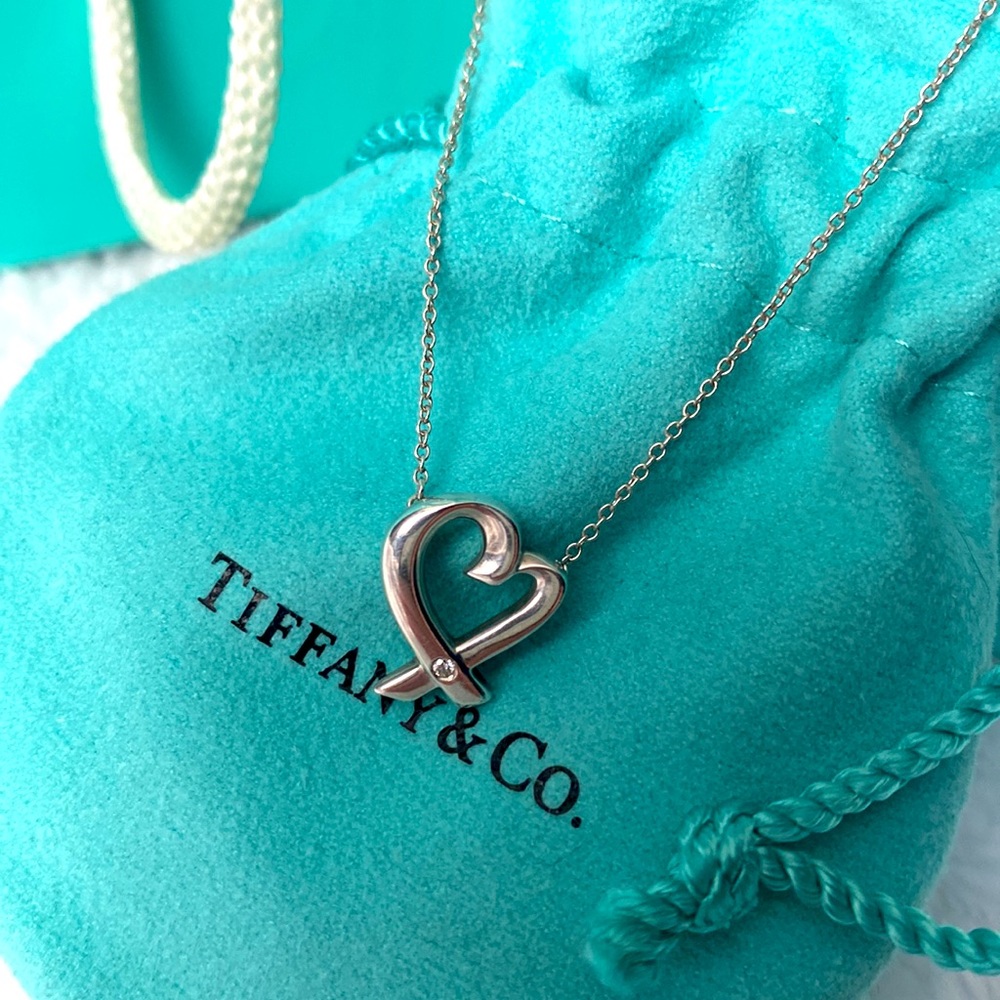 Tiffany & Co Loving Heart Diamond Pendant by Paloma Picasso